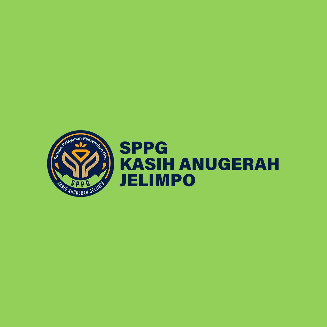 Logo dgn latar hijau